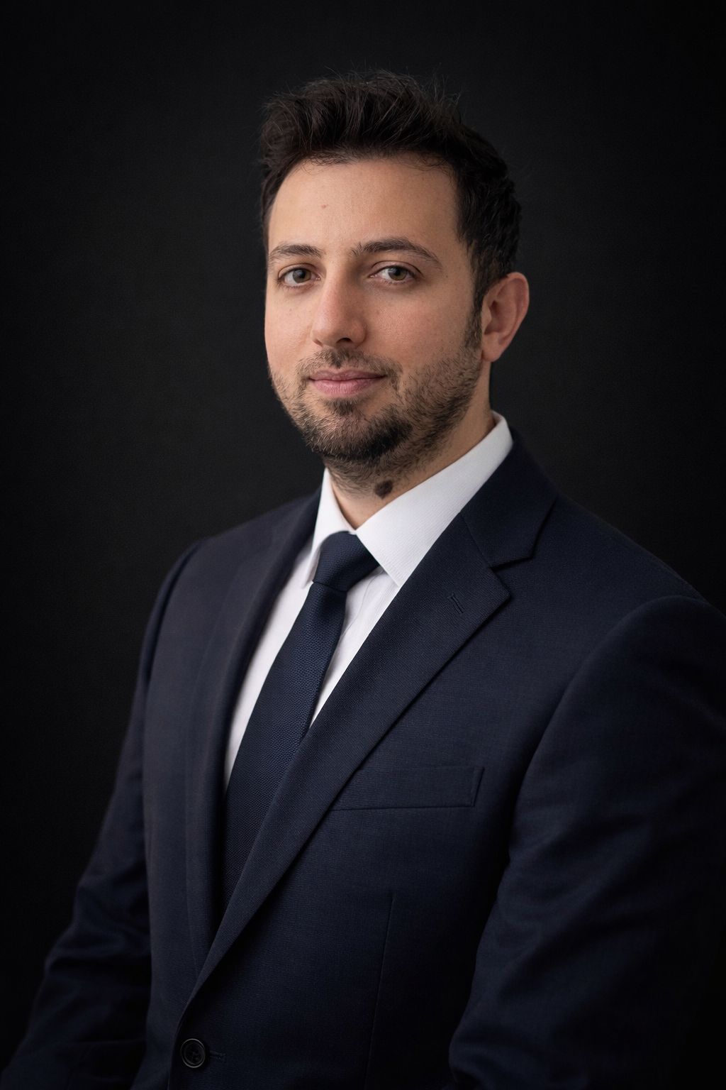 Professional portrait of Ahmed Bingöl